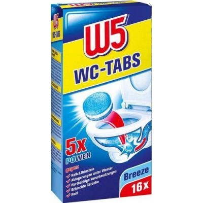 W5 Toilet Tablets Breeze - антибактеріальні таблетки в унітаз