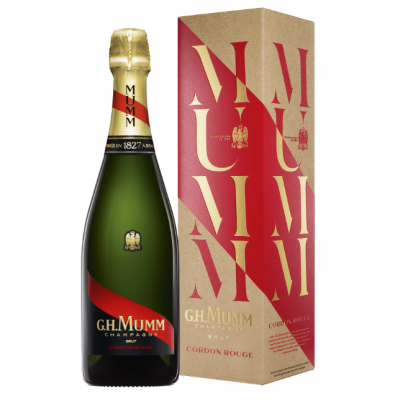 Champagne G.H. Mumm Brut Cordon Rouge (box)