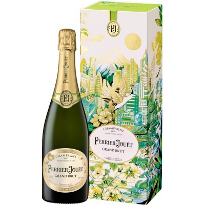 Champagne Perrier Jouët Grand Brut Tokio Edition with grand box