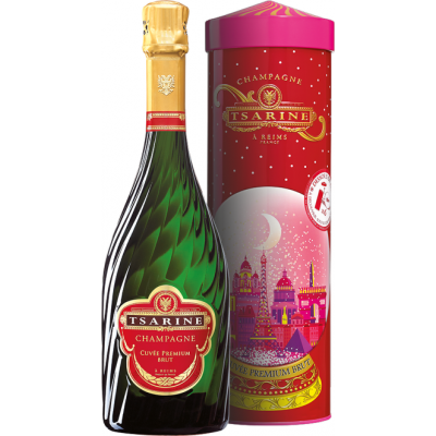 Champagne Tsarine Cuvee Premium Brut with Box