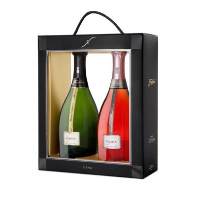 Elyssia Gran Cuvee Cava Brut Freixenet 2 set box