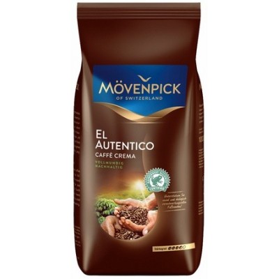 Кава в зернах MÖVENPICK El Autentico Caffé Crema 1кг.