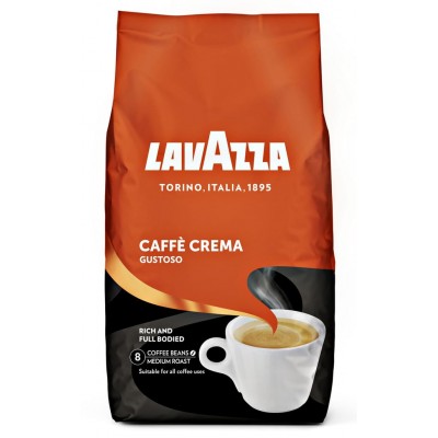 Кава в зернах LavAzza Caffè Crema Gustoso