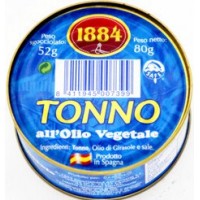 Тунец 1884 Tonno all'Olio Vegetale 80гр.