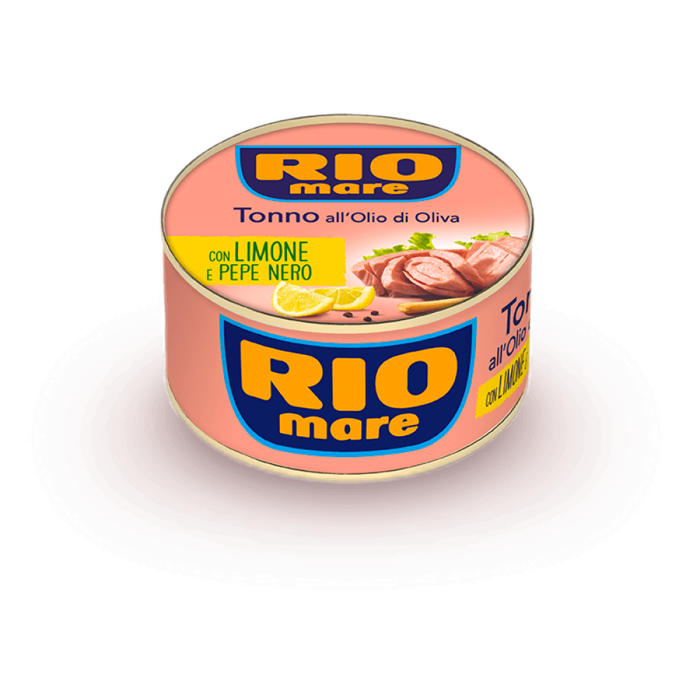 Тунец Rio Mare Tonno all'olio di oliva con Limone e pepe nero