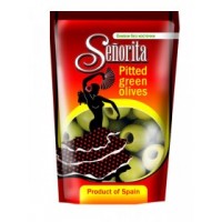 Оливки Señorita Pitted Green Olives (пэт.)