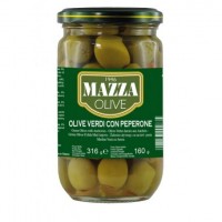 Оливки Olive Verdi con Peperone Mazza