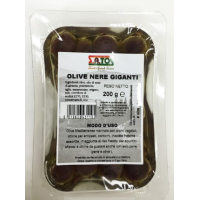 Оливки Satos Olive Nere Giganti 200гр.