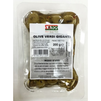 Оливки Satos Olive Verdi Giganti 200гр.