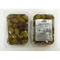 Оливки Satos Tris di Olive 400гр.