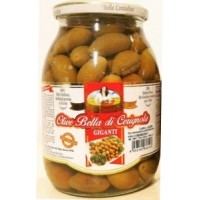 Оливки Olive Bella di Cerignola Giganti (стекло)