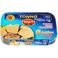 Тунец 1884 Tonno all'Olio Vegetale 480г.