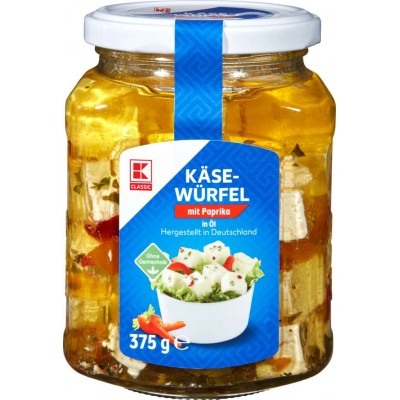 Сыр Käse-Würfel mit Paprika
