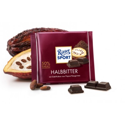 Шоколад Ritter Sport Halbbitter