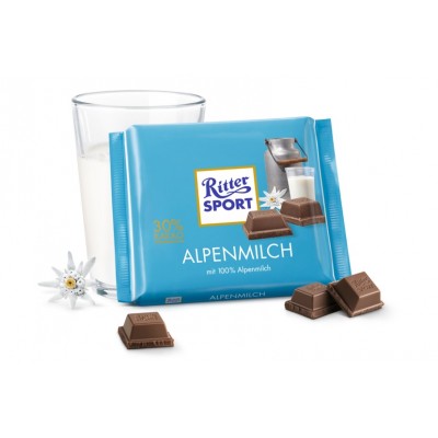 Шоколад Ritter Sport Alpenmilch