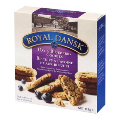 Печенье Royal Dansk Oat & Blueberry Cookies