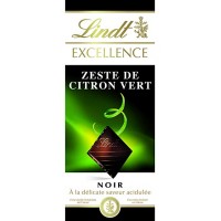 Шоколад Lindt Excellence Zeste de Citron Vert Noir