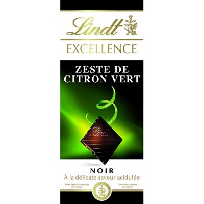 Шоколад Lindt Excellence Zeste de Citron Vert Noir