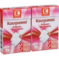Kaugummi Classic Erdbeer Geshmack 