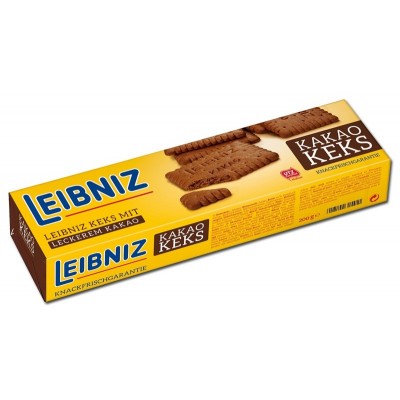 Печенье Leibniz Kakao Keks mit Leckerem Kakao 