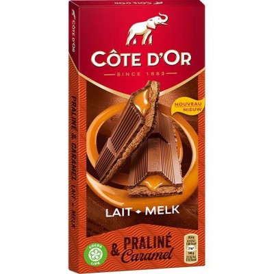 Шоколад Côte d'Or Praliné & Caramel Lait
