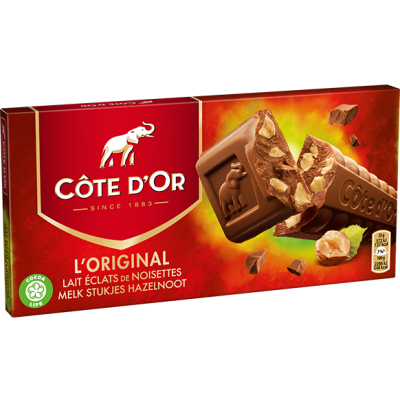 Шоколад Côte d'Or Bloc L'Original éclats de Noisettes