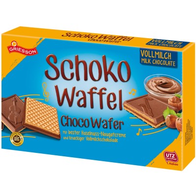 Вафли Griesson Schoko Waffel Vollmilch