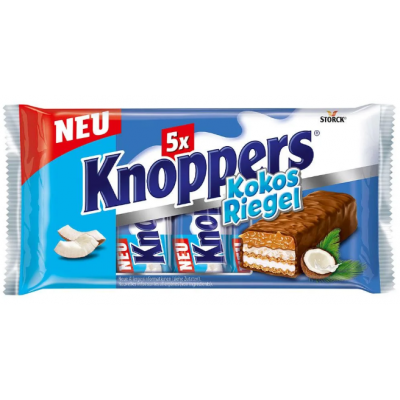 Шоколадные батончики Knoppers Kokos Riegel