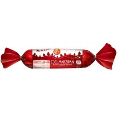 Шоколадный марципан Marzipan Santa Claus in Town Edelmarzipan Brot 175гр.