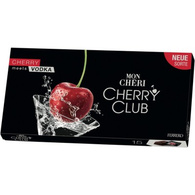 Шоколадные конфеты Mon Cheri Cherry Club Vodka  Ferrero 