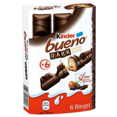 Шоколадные батончики Kinder Bueno Dark