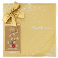 Шоколадные конфеты Lindt Lindor Auguri (зол) 