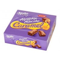 Шоколадные конфеты Milka Alpejskie Mleczko Caramel