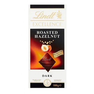 Шоколад Lindt Excellence Roasted Hazelnut