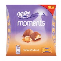 Шоколадные конфеты Milka Moments Toffee Wholenut