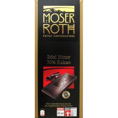 Шоколад Moser Roth Edel Bitter 70% Cacao