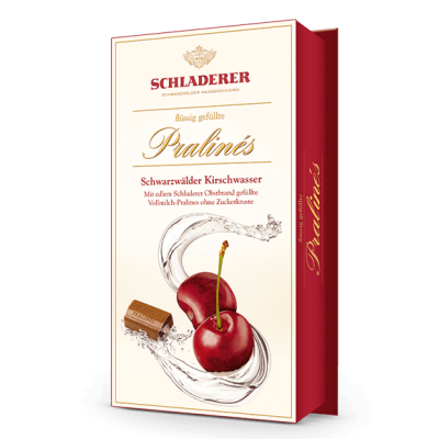 Шоколадные конфеты Schladerer Pralines Schwazwalder Kirschwasser
