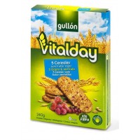 Печенье Gullón Vitalday 5 Cereales con Frutos Rojos (син) 