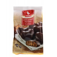 Печенье Weiss Lebkuchen Herzen mit Zartbitter Schokolade