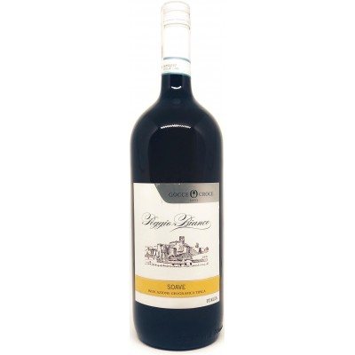 Вино Soave D.O.C. Gocce Santa Croce Poggio Bianco Magnum 1500мл.