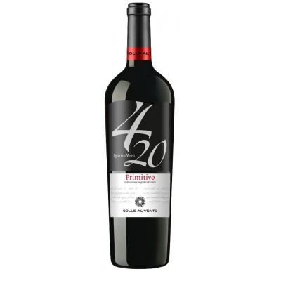 Вино Primitivo Puglia IGT Quatro Venti Colle al Vento 2016