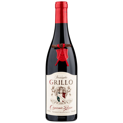 Вино Grillo Famiglia 1886 Organic Rosso 