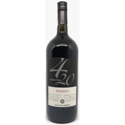 Вино Primitivo Puglia IGT Quatro Venti Colle al Vento Magnum 1500ml