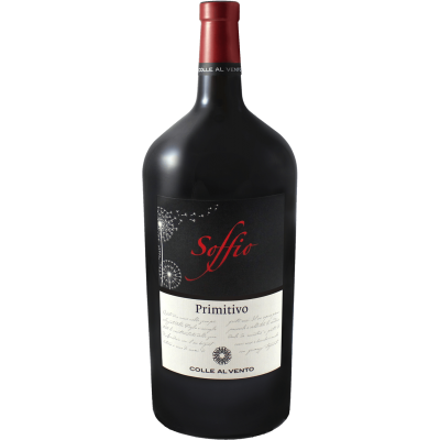 Вино Primitivo di Manduria DOC Soffio Colle al Vento 2017 Magnum 1500мл.