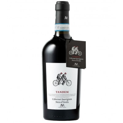 Вино Tandem Cabernet Sauvignon Nero d'Avola Sicilia DOC Andreras Mazzei 2023