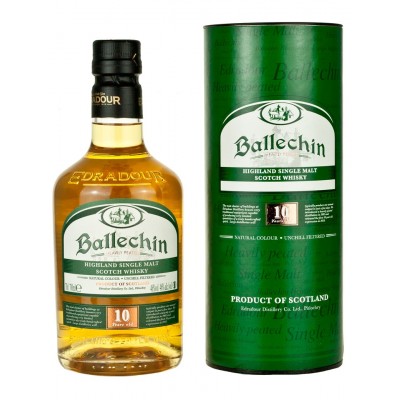 Ballechin 10 YO Highland Single Malt Scotch Whiskey