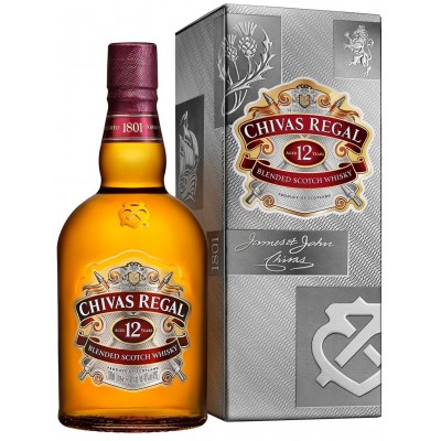 Chivas Regal 12 years old with box 1л.
