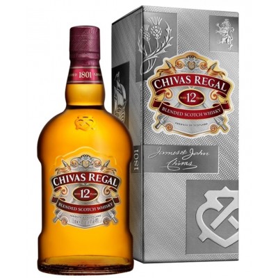 Chivas Regal 12 years old with box 1.75 л.