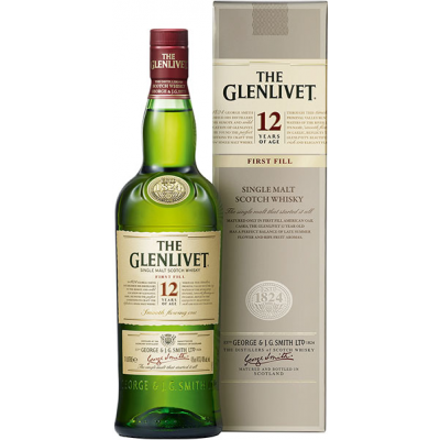 The Glenlivet 12Y First Fill Single Malt Scotch Whisky 1л.