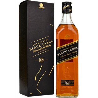 Johnnie Walker Black Label 12 YO 1л.